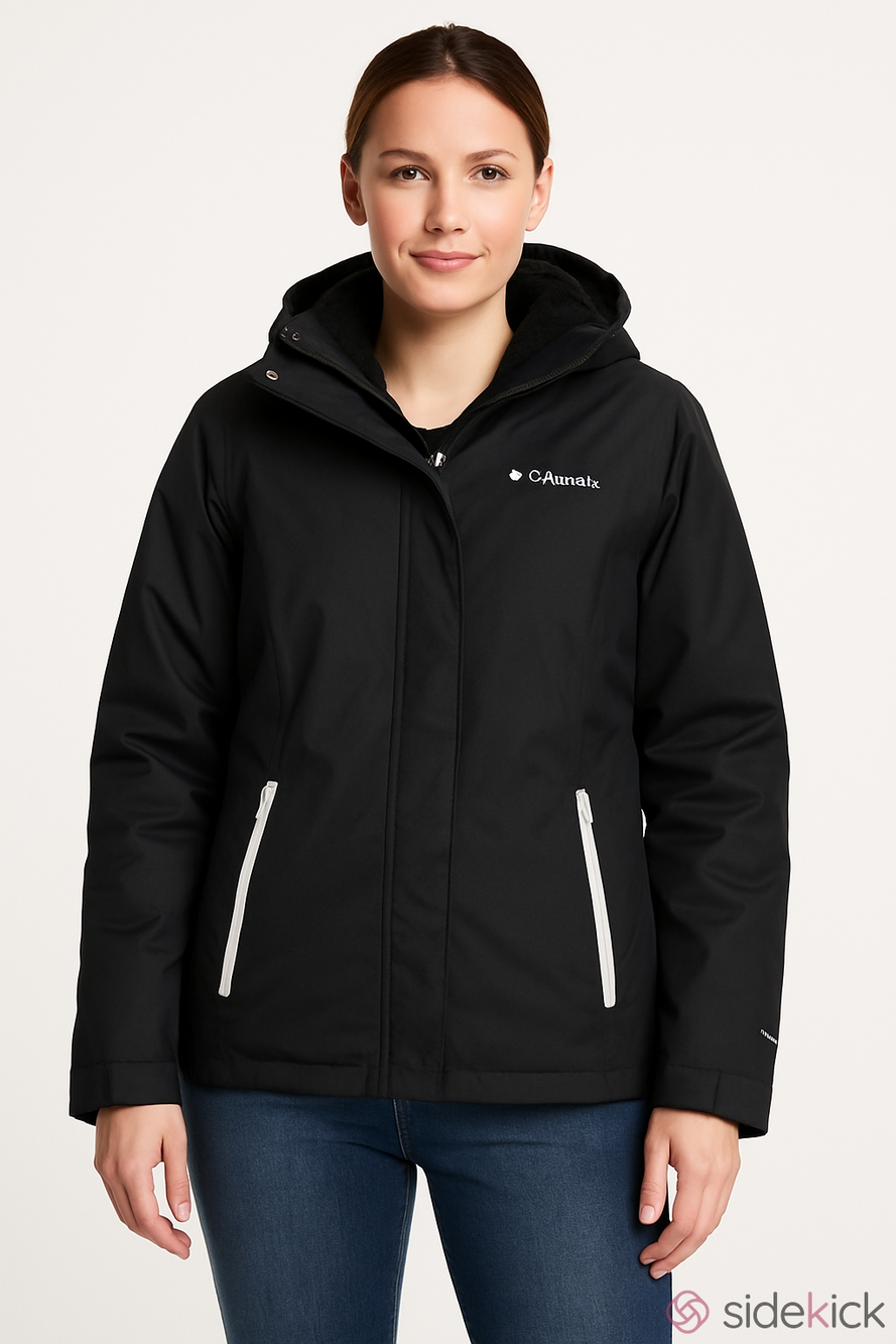 Columbia Women's Black Ski Snow Jacket Medium